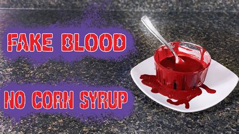 how to make fake blood for clothes without corn syrup|no stain blood diy.